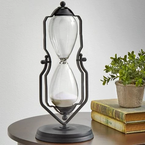 14" Decorative Hourglass - Image 4