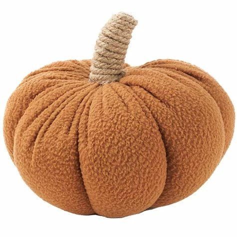 Sherpa Pumpkin-Shaped Or Embroidered Harvest Accent Pillows - Image 5