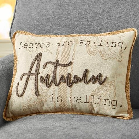 Sherpa Pumpkin-Shaped Or Embroidered Harvest Accent Pillows - Image 6