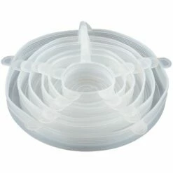 Set Of 6 Silicone Stretch Lids