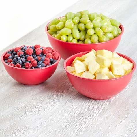 6-Pc. Red Covered Bowl Set - Image 2