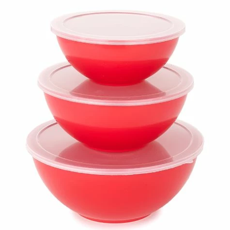6-Pc. Red Covered Bowl Set - Image 3