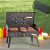 Outdoor Charcoal Grill With Tools