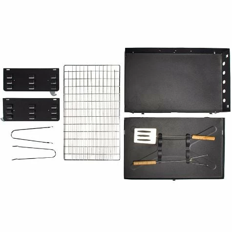 Outdoor Charcoal Grill With Tools - Image 4