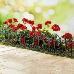 Set Of 3 Garden Fence Panels