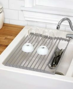 Roll-Up Over-the-Sink Dish Rack