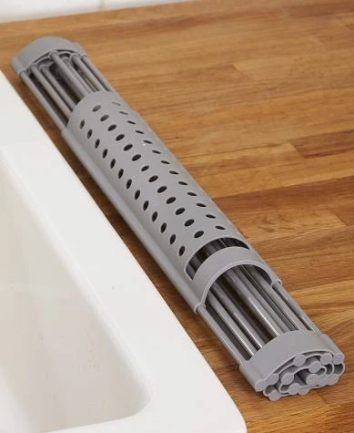 Roll-Up Over-the-Sink Dish Rack - Image 2