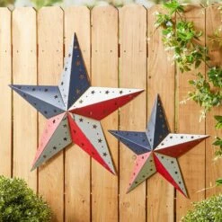 Metal Americana Star Wall Art