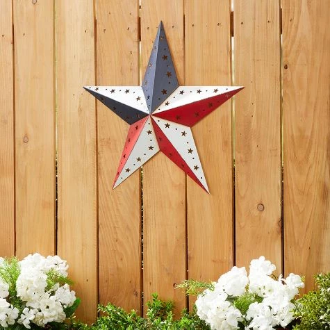 Metal Americana Star Wall Art - Image 4