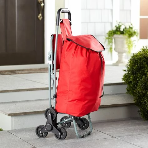 6-Wheel Shopping Cart With Seat - Image 5