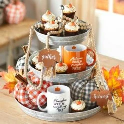 Galvanized Metal Serving Collection